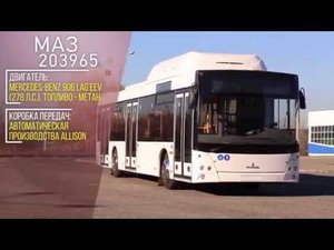 Газовый автобус МАЗ 203
