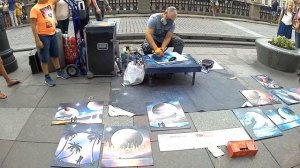 Художник баллончиком в Питере. Искусство Spray Art.