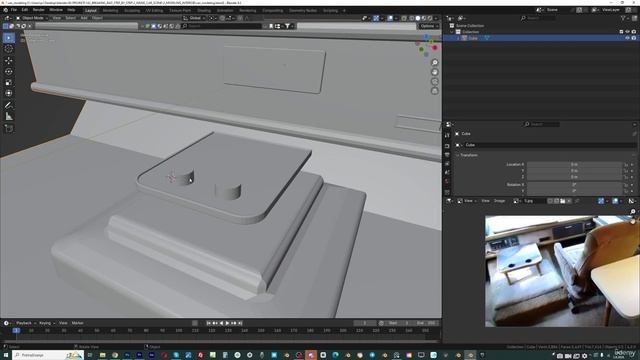 11. Modeling - Van interior - part 3