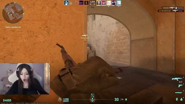 ДАША ВПЕРВЫЕ ИГРАЕТ В CS:GO 2 / dasha228play CS 2 смотреть онлайн