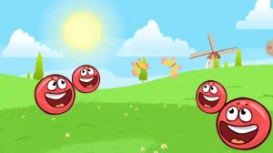 Показую все приключения красного шарика |Red Ball 4 | История.