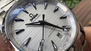 OMEGA 38mm Aqua Terra Watch Review 220.10.38.20.02.001