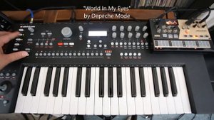 Elektron Analog Keys Saw Wave Patch Does Bass Line From "World In My Eyes" by Depeche Mode