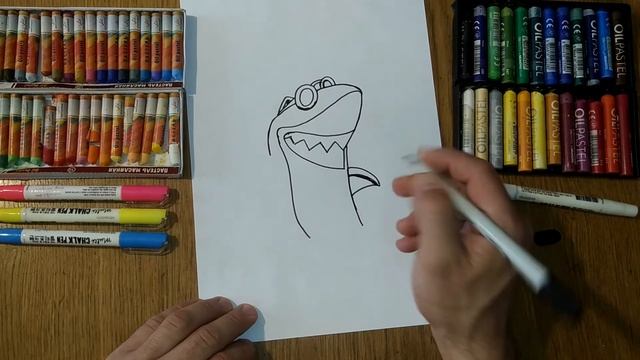 Как нарисовать Акулу / Урок Рисования / How to draw a Shark / Drawing Lesson смотреть онлайн
