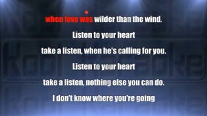 Roxette - Listen to your heart (Karaoke Version) VT