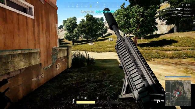 PUBG: Cheater with a triggerbot - faster than full auto смотреть онлайн