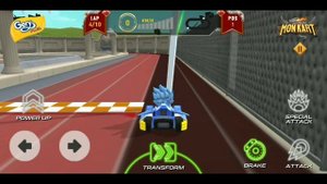 Monkart LEO ❄️ VS Monkart RARRKEN | game play Gery pasta monkart AR