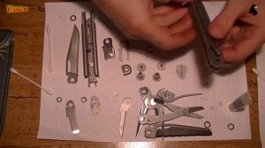 Leatherman Surge Полная сборка Часть 4.  Консервный нож, отвертка, ножницы, серрейтор, плоскогубцы.