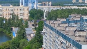 Вид из Новое Девяткино на Токсово и Ржевский полигон