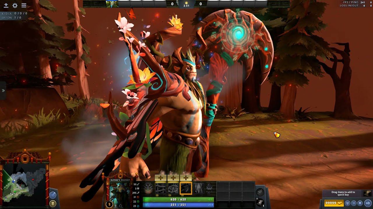 Dota 2 - Bugged Wearables - Drow Ranger, Abaddon, Lina & Nature's Prophet смотреть онлайн