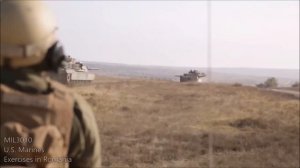 US Marine Corps, NATO. Joint military exercises in Romania.