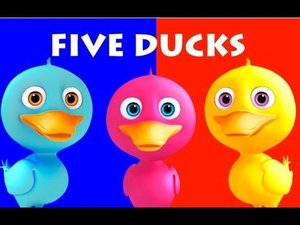 Five Little Ducks Went Out One Day | 3D Animation Nursery Rhymes | 5 Little Ducks