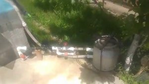 Циркуляционный насос в бассейн, самодельный песочный фильтр