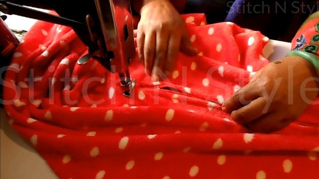 3. How to attach zip and how to paste buckram to high neck- ★★Long Frock Suit From Tol Fabric★★ смотреть онлайн