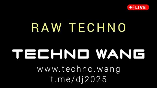 TECHNO WANG - Alex Markovich - RAW TECHNO - DJ 2025 MIX - диджейские техно сеты миксы