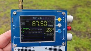 Radio TEF6686 blue. Радио Шансон  87.5 FM. Локация неизвестна