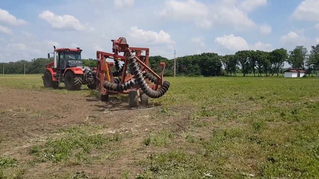 Новинка на выставке золотая Нива 2018 Лущильник Борс 9 работа смотреть онлайн