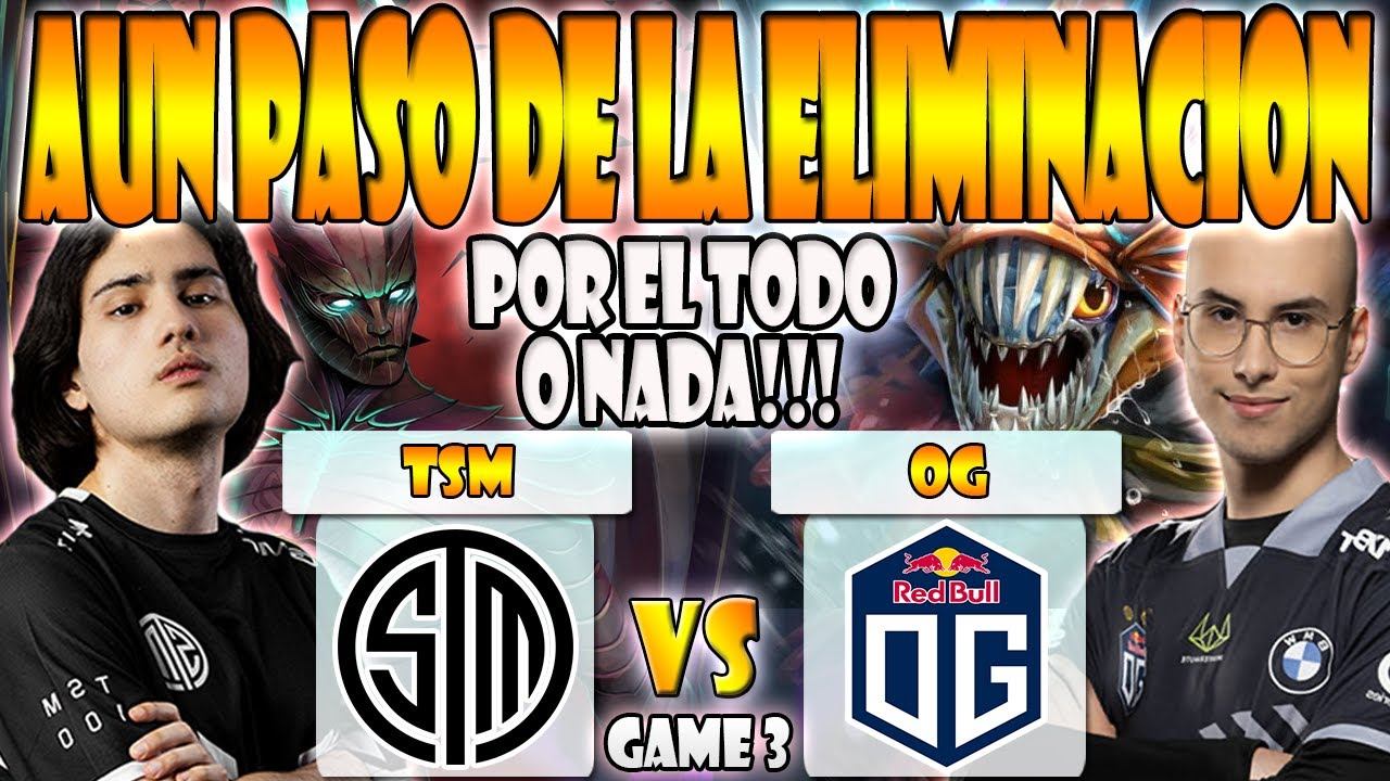 TSM VS OG BO3[GAME 3]TIMADO, BRYLE VS YURAGI, BZM, TAIGA - DREAMLEAGUE SEASON 19 - DOTA 2 смотреть онлайн