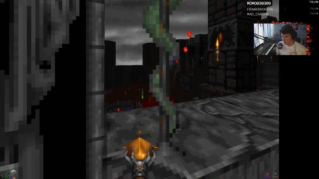 Проходим мод на игру Heretic Curse of D'Sparil на сложности Black Plague(5) без сохранений часть 7 смотреть онлайн