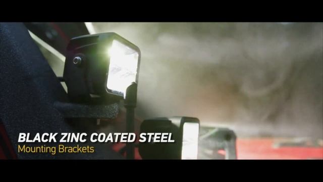 HELLA 358176811 Black Magic LED Series 3 2 Cube Set LED Flood Light Off Road Driving Lights