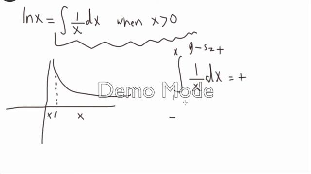 Definition of  natural logarethmic function f(x)= lnx #mathtutorial CAlculus 2