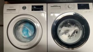 Wash Race Siemens WM14T492GB/72 Rapid 60 60’c vs Blomberg LWF194520QW Fast Full Load 60