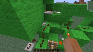 Супер механизм в майнкрафте - лифт на 3 блока