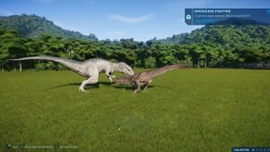 Carnotaurus VS Indominus Rex - Jurassic World Evolution