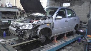 Калина после ДТП ч.1