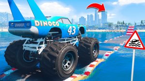 ПРОЕХАЛ ВОДНЫЕ КОЧКИ на ГИГАНТСКОМ ДИНОКО КИНГ в ГТА 5 МОДЫ - ЭКСПЕРИМЕНТЫ в GTA 5 MODS