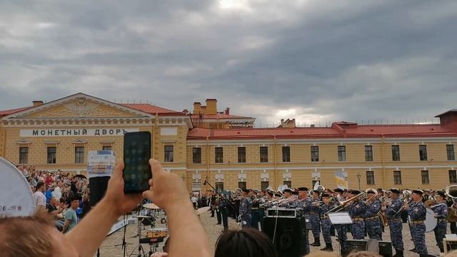 💥🎺#ФестивальДуховыхоркестров 🎺🎉Санкт-Петербург💥 #Соборнаяплощадь✨Прощание славянки