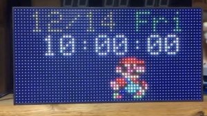 ESP32 LED Matrix Clock