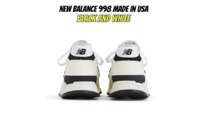 New Balance 998 Made in USA Black and White