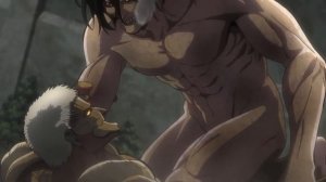 Эрен против Бронированого Титана