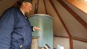 Как обогреть уличный туалет зимой!? Часть 5