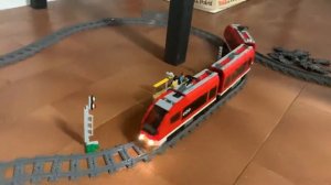 Lego train 7938 with custom warm led lights