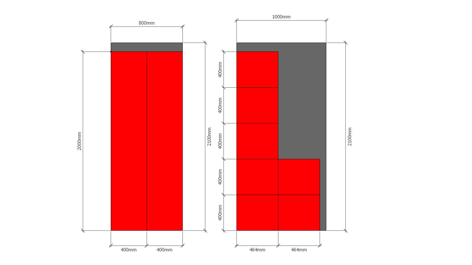 Практика 9 Стеллаж. Макет распила