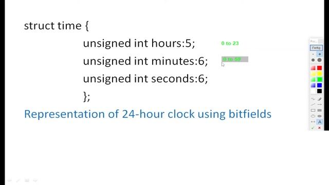 Bit Fields in C|C bitfields