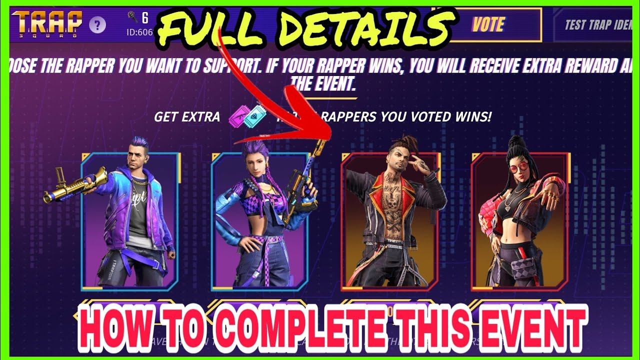 HOW TO COMPLETE TRAP IDENTITY EVENT IN FREE FIRE,HOW TO USE MICROPHONE TOKEN IN FREE FIRE, TARIKULY смотреть онлайн