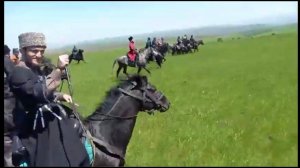Конный переход а.Ново-Хумаринский Хумара. #ХабезТВ #адыгэ #черкесы