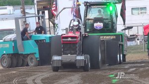 Tractor Pulling 2023: Methanol Powered Unlimited Super Stock Tractors pulling in Freeport, IL
