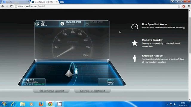 Reliance Netconnect+ : Reliance 3 Speedtest 2015