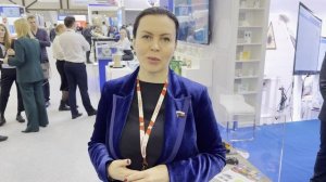 Депутат ГД Мария Василькова на стенде Иркутской области, выставка-форум "Российский промышленник"