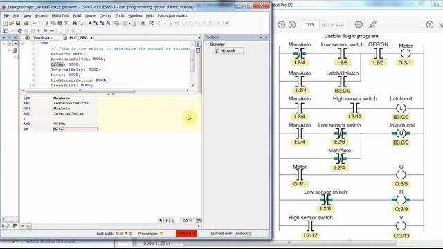 CODESYS: Hello IL - First lesson on Instruction List (Water level control) #codesys #plcprogramming