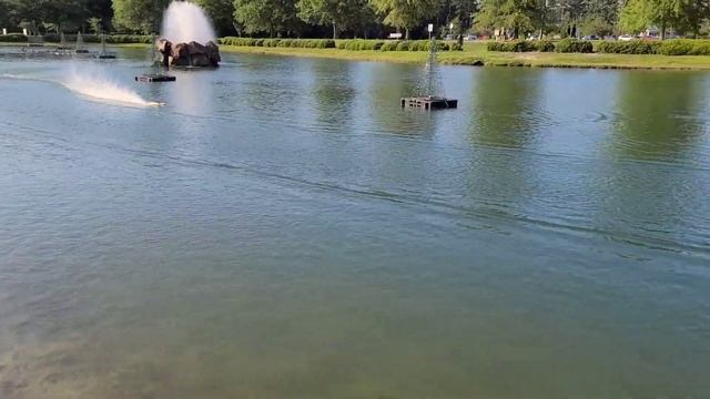 Rc Outrigger Double Turnfin & Short Rudder Testing - Micro Tiny Titan Maiden смотреть онлайн