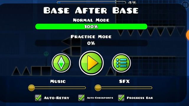Как пройти уровень Base after base в geometry dash