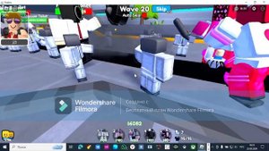 Играем в [🐰 ПАСХАЛЬНОЕ СОБЫТИЕ] Защита башни туалета в игре Roblox.