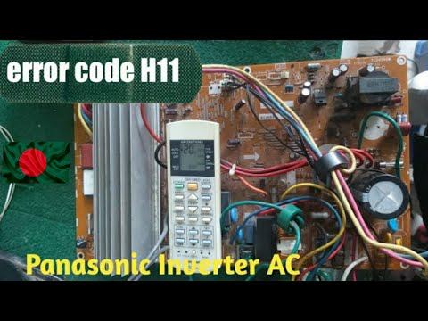 panasonic inveter ac timer light blinking problem /HOW TO Check H11 Error on pon смотреть онлайн