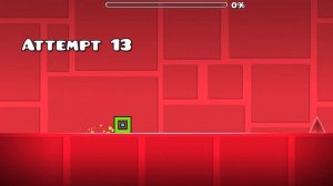 прохождение 4 уровень  В GEOMETRY DASH!