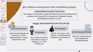 Раздел: Экономика. Тема 1. Экономика и экономическая наука.